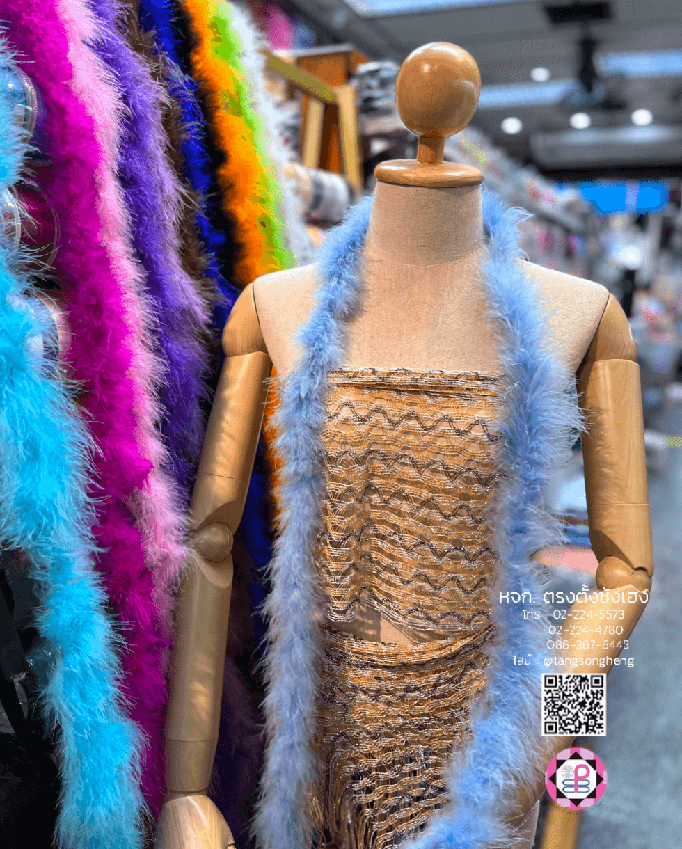 ขนนก, ขนไก่, ขนนกกระจอกเทศ, ตบแต่งเสื้อผ้า, คาบาเรต์, ขนมิ้ง, ขนเฟอร์, ขนมิ้งค์เฟอร์, อะไหล่เครื่องประดับ