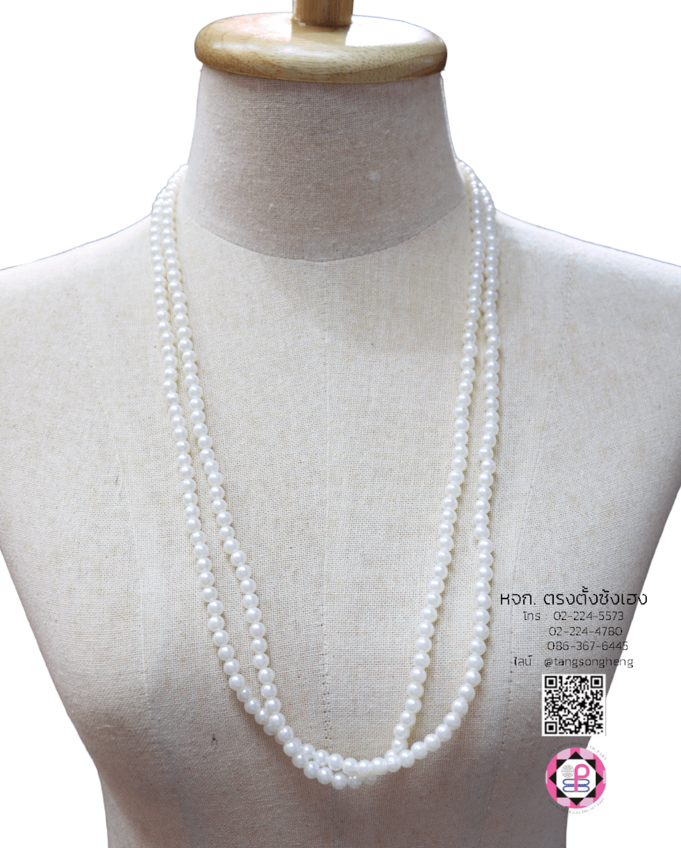 pearl necklace, pearl strand