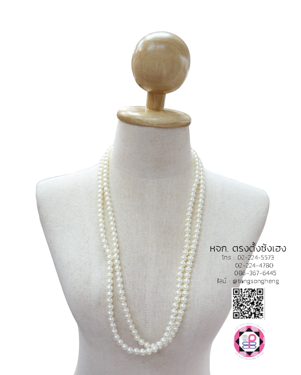 pearl necklace, pearl strand