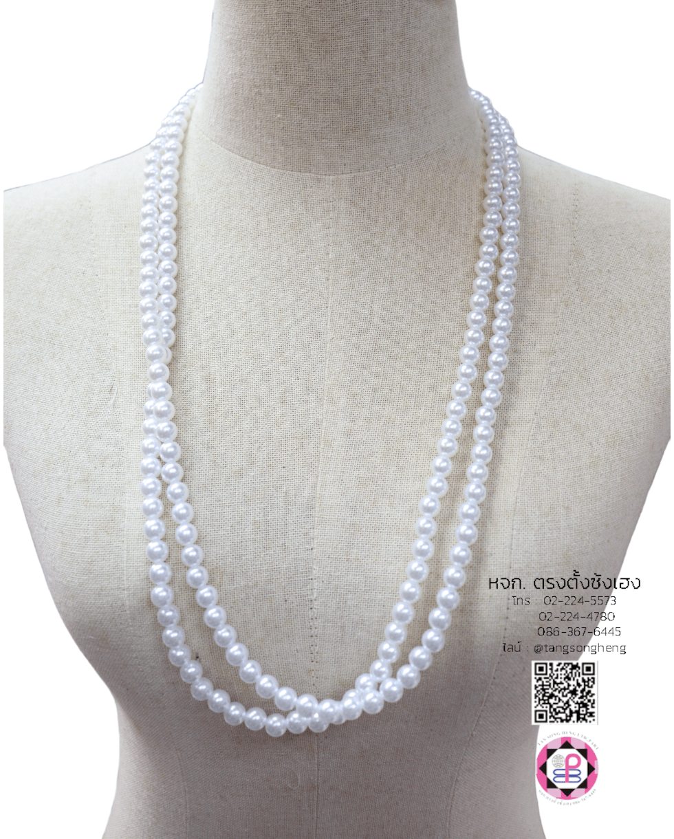 pearl necklace, pearl strand