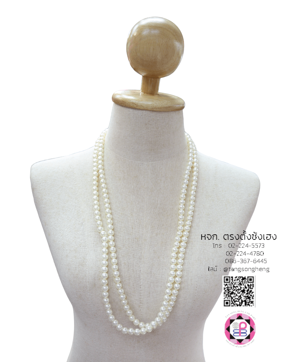 pearl necklace, pearl strand
