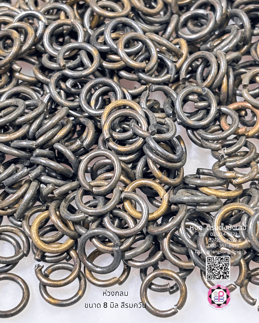 jumpring, conector ring for jewelry, stainless steel round connector, split ring