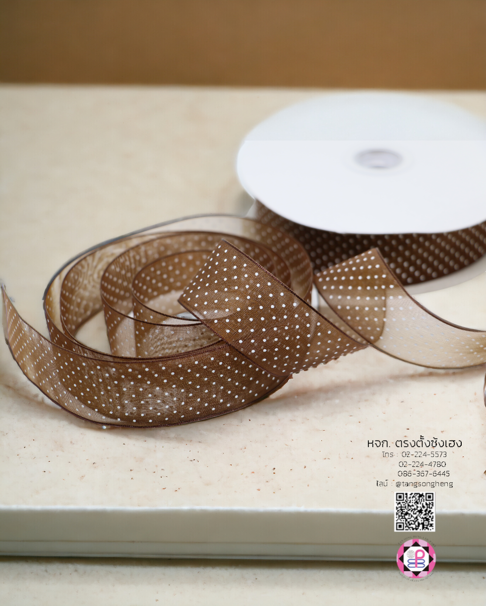 ริบบิ้นผ้าแก้ว, ริบบิ้นผ้าชีฟอง, ริบบิ้นผ้าเนื้อบาง, ริบบิ้นทำโบว์, ริบบิ้นผูกกล่องของขวัญ, ผูกช่อดอกไม้, ผูกกระเช้า, โบว์พยาบาล, โบว์นักเรียน, ริบบิ้นแต่งงาน