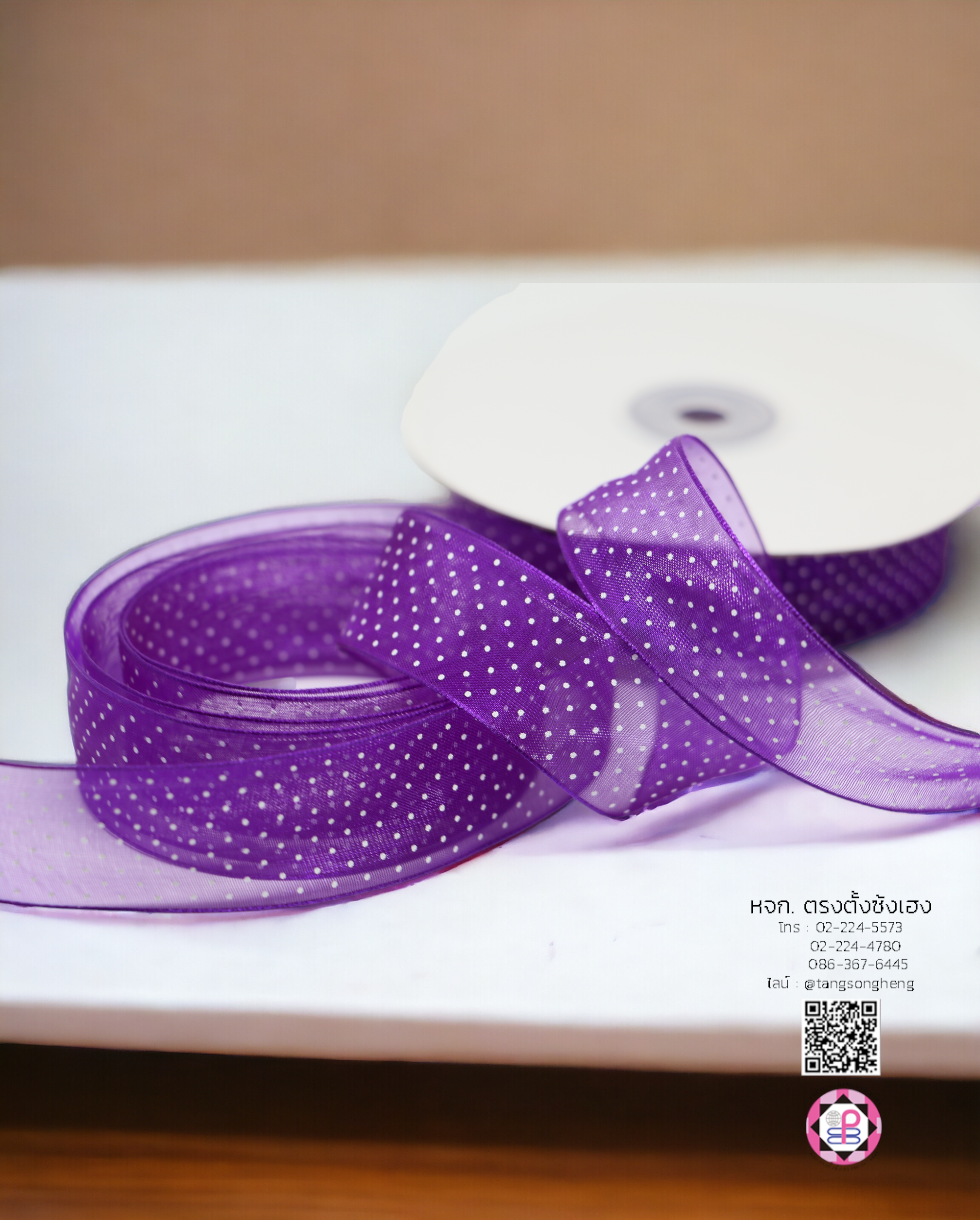 ริบบิ้นผ้าแก้ว, ริบบิ้นผ้าชีฟอง, ริบบิ้นผ้าเนื้อบาง, ริบบิ้นทำโบว์, ริบบิ้นผูกกล่องของขวัญ, ผูกช่อดอกไม้, ผูกกระเช้า, โบว์พยาบาล, โบว์นักเรียน, ริบบิ้นแต่งงาน