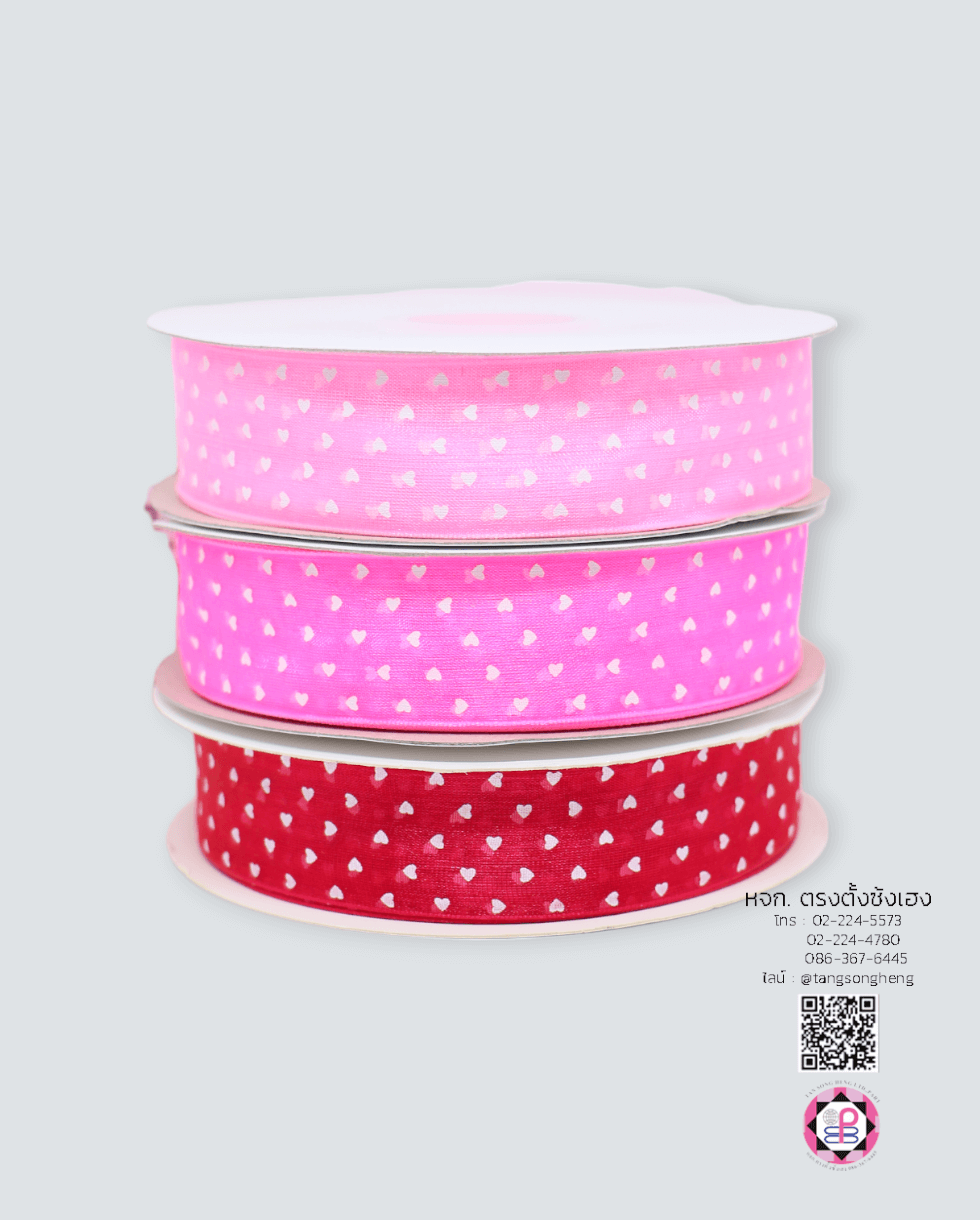 ริบบิ้นผ้าแก้ว, ริบบิ้นผ้าชีฟอง, ริบบิ้นผ้าเนื้อบาง, ริบบิ้นทำโบว์, ริบบิ้นผูกกล่องของขวัญ, ผูกช่อดอกไม้, ผูกกระเช้า, โบว์พยาบาล, โบว์นักเรียน, ริบบิ้นแต่งงาน