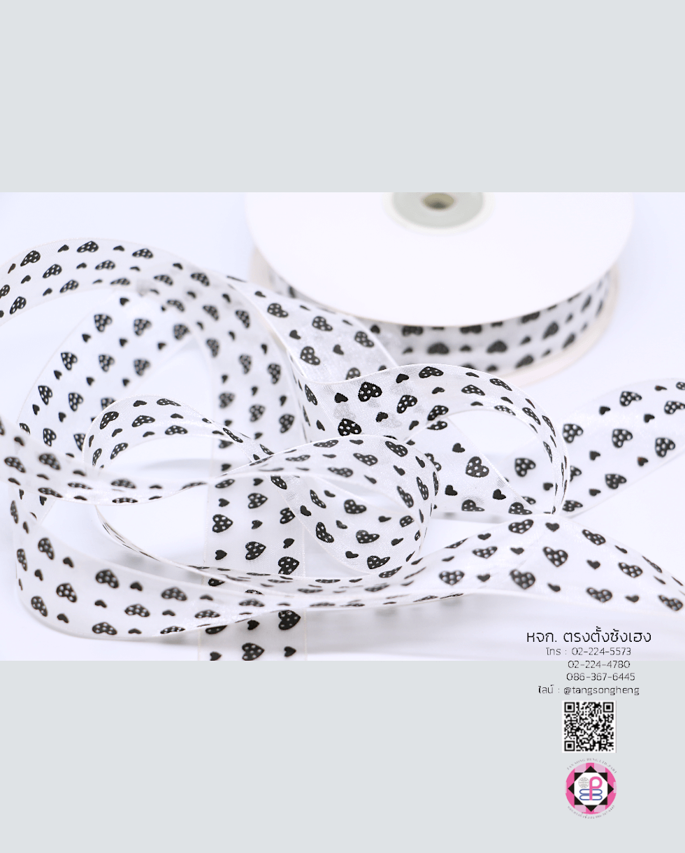 ริบบิ้นผ้าแก้ว, ริบบิ้นผ้าชีฟอง, ริบบิ้นผ้าเนื้อบาง, ริบบิ้นทำโบว์, ริบบิ้นผูกกล่องของขวัญ, ผูกช่อดอกไม้, ผูกกระเช้า, โบว์พยาบาล, โบว์นักเรียน, ริบบิ้นแต่งงาน