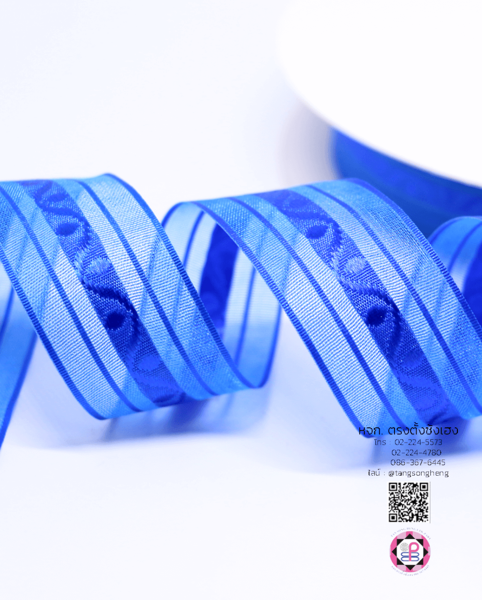 ริบบิ้นผ้าแก้ว, ริบบิ้นผ้าชีฟอง, ริบบิ้นผ้าเนื้อบาง, ริบบิ้นทำโบว์, ริบบิ้นผูกกล่องของขวัญ, ผูกช่อดอกไม้, ผูกกระเช้า, โบว์พยาบาล, โบว์นักเรียน, ริบบิ้นแต่งงาน