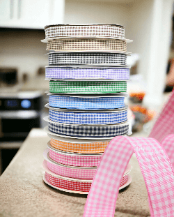 ริบบิ้นผ้าลายสก๊อต